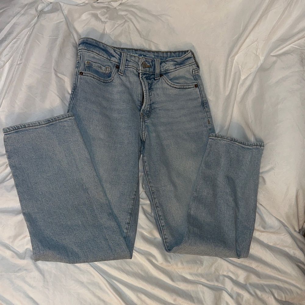Old Navy Light Blue Women's Straight Leg Jeans